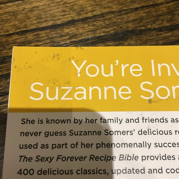 Suzanne Somers The Sexy Forever Recipe Bible Cookbook Softcover - Picture 3 of 5